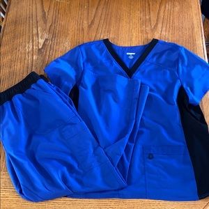 Blue scrub set 2XL